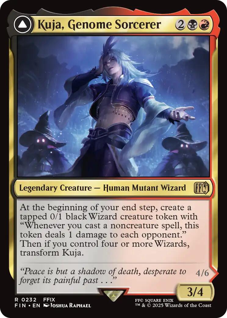{@@FIN R} Kuja, Genome Sorcerer // Trance Kuja, Fate Defied [FINAL FANTASY][FIN 232]