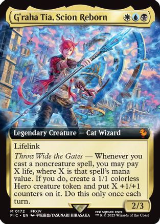 {R} G'raha Tia, Scion Reborn (Extended Art) [FINAL FANTASY Commander][FIC 172]