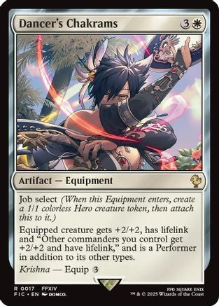 {R} Dancer's Chakrams [FINAL FANTASY Commander][FIC 017]