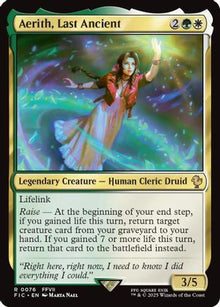 {R} Aerith, Last Ancient [FINAL FANTASY Commander][FIC 076]