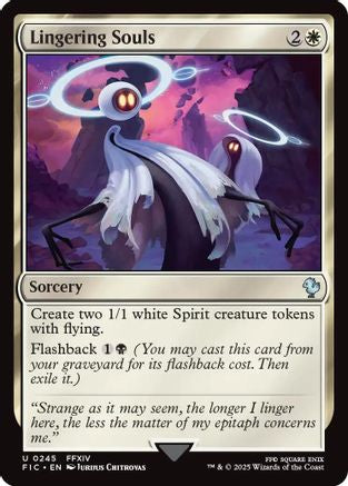 {C} Lingering Souls [FINAL FANTASY Commander][FIC 245]