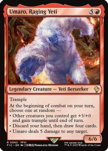 {R} Umaro, Raging Yeti [FINAL FANTASY Commander][FIC 063]