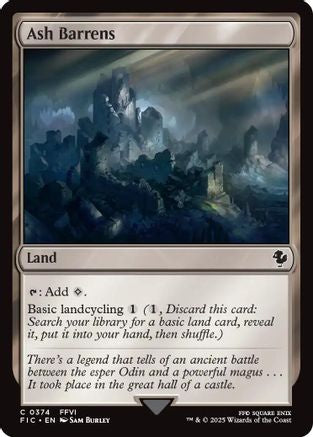 {C} Ash Barrens [FINAL FANTASY Commander][FIC 374]