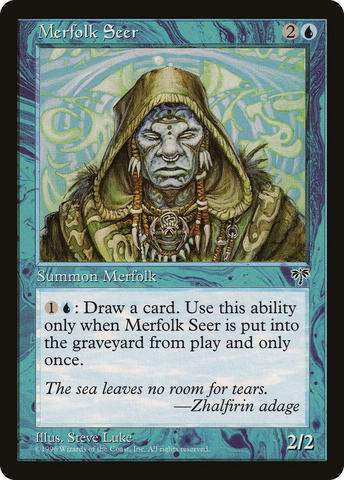 {C} Merfolk Seer [Mirage][MIR 076]