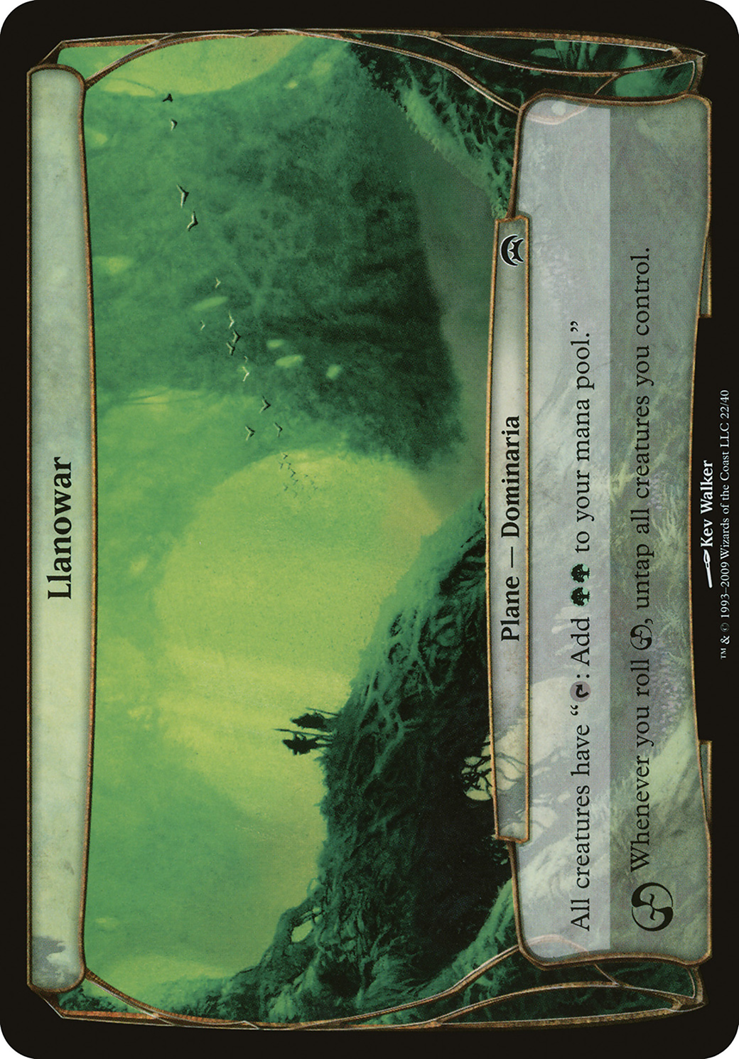 {O} Llanowar (Planes) [Planechase Planes][OVR HOP 022] - Misty Mountain Games