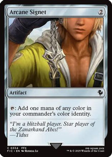 {C} Arcane Signet (0334) [FINAL FANTASY Commander][FIC 334]