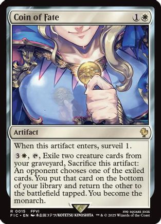{R} Coin of Fate [FINAL FANTASY Commander][FIC 015]