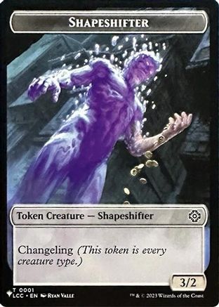 {C} Shapeshifter // Cat Double-Sided Token [Secret Lair Drop Series] [LIST 1 // 11]