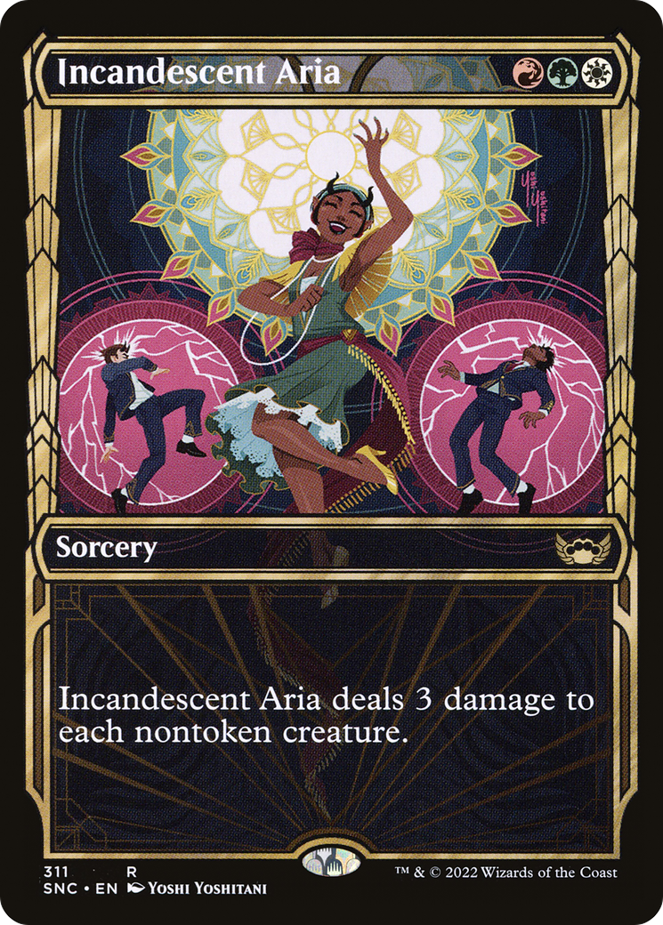 {R} Incandescent Aria (Showcase Golden Age) [Streets of New Capenna][SNC 311]