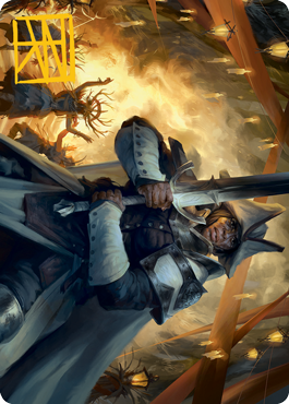 {A} Ritual Guardian Art Card (Gold-Stamped Signature) [Innistrad: Midnight Hunt Art Series][GS AMID 018]