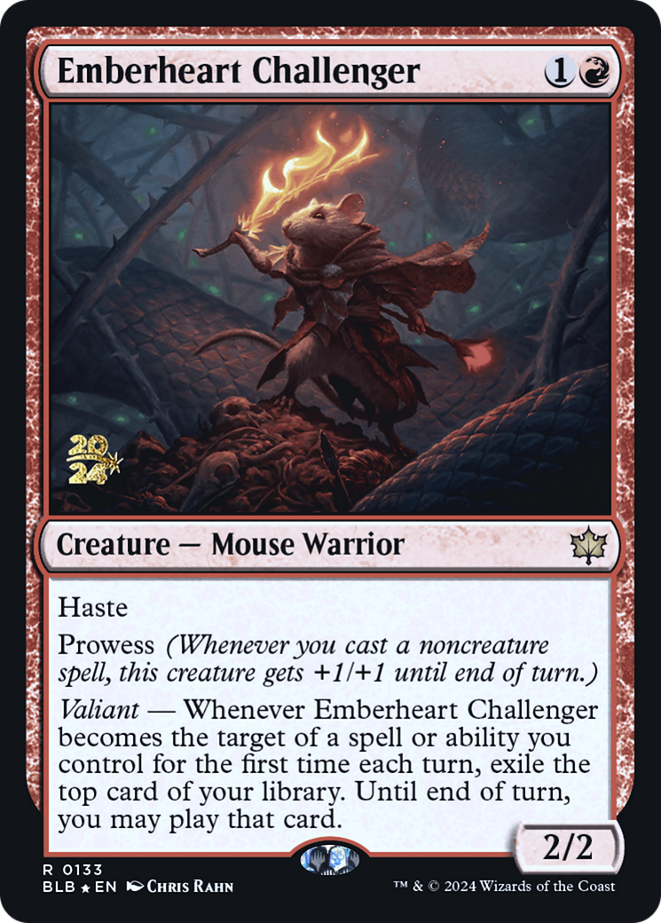 {@R} Emberheart Challenger [Bloomburrow Prerelease Promos][PR BLB 133]