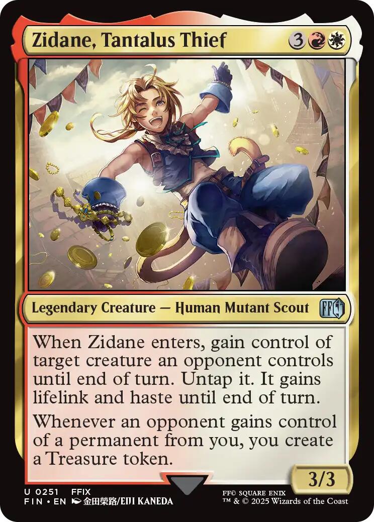 {@C} Zidane, Tantalus Thief [FINAL FANTASY][FIN 251]