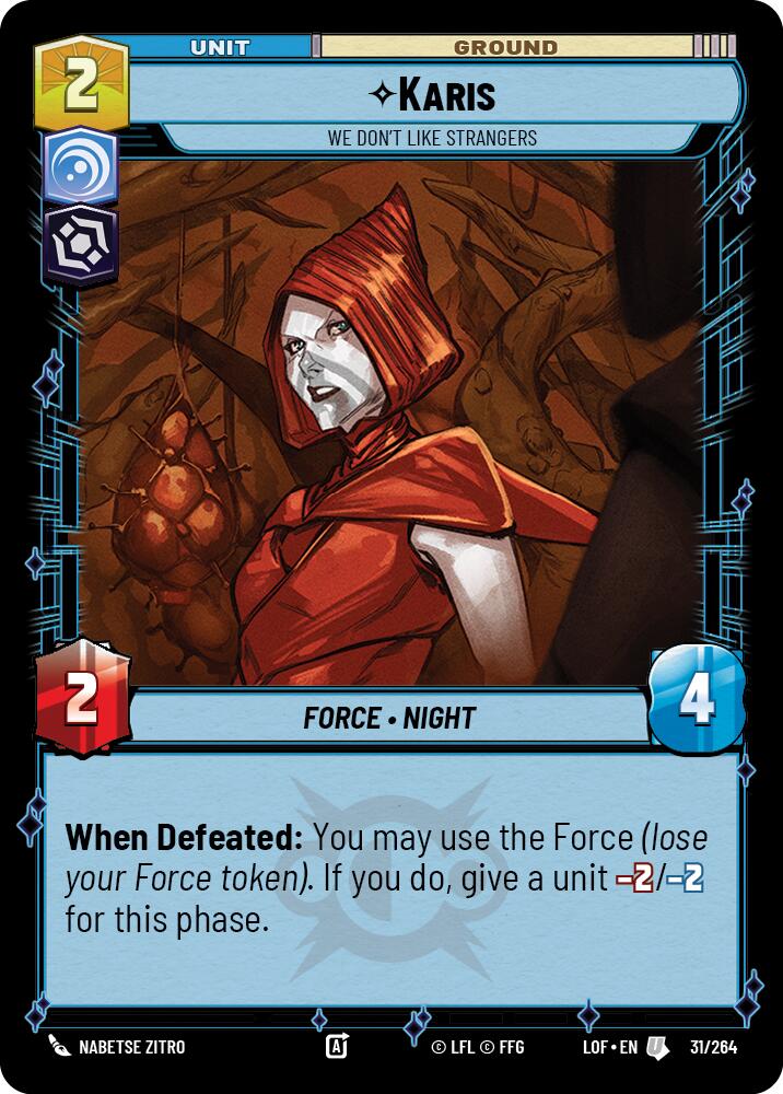 {SW-C}Karis - We Don't Like Strangers (31/264) (31/264) [Legends of the Force]