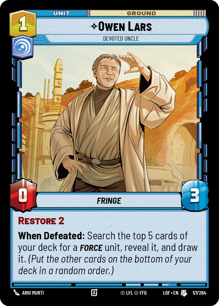 {SW-C}Owen Lars - Devoted Uncle (57/264) (57/264) [Legends of the Force]