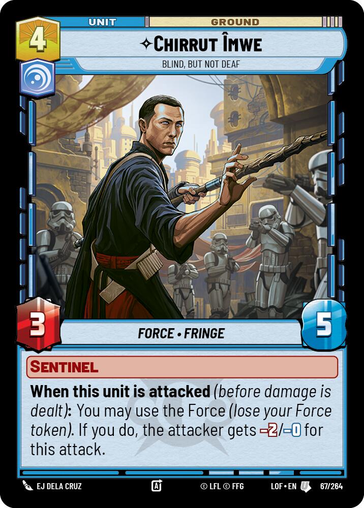 {SW-C}Chirrut Imwe - Blind, but not Deaf (67/264) (67/264) [Legends of the Force]