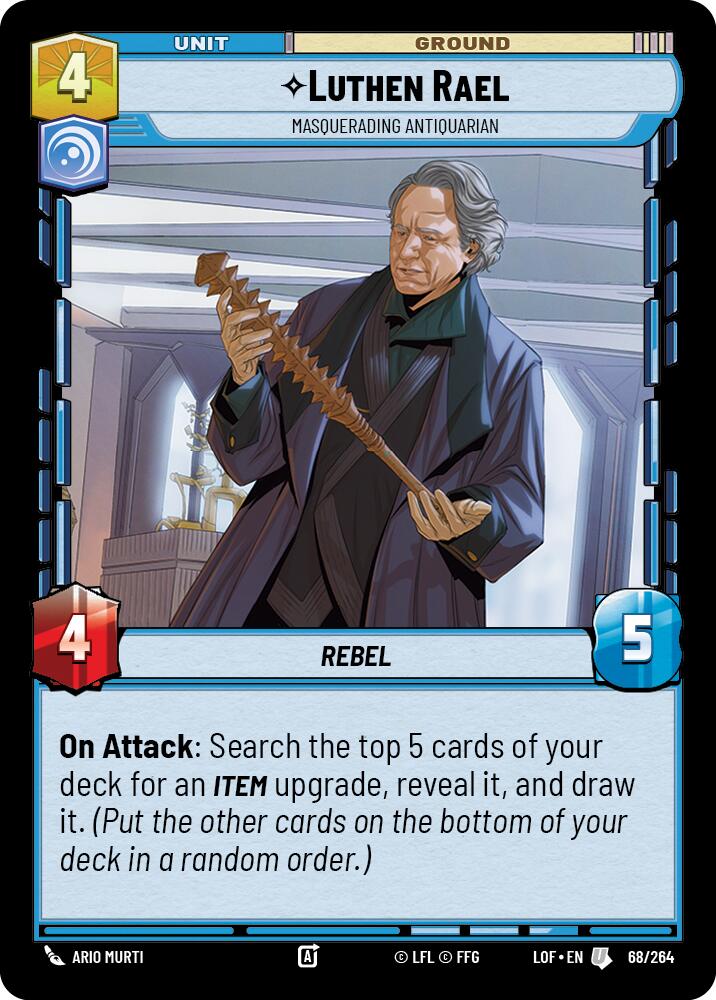 {SW-C}Luthen Rael - Masquerading Antiquarian (68/264) (68/264) [Legends of the Force]
