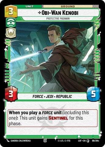 {SW-R}Obi-Wan Kenobi - Protective Padawan (96/264) (96/264) [Legends of the Force]