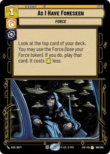 {SW-R}As I Have Foreseen (188/264) (188/264) [Legends of the Force]