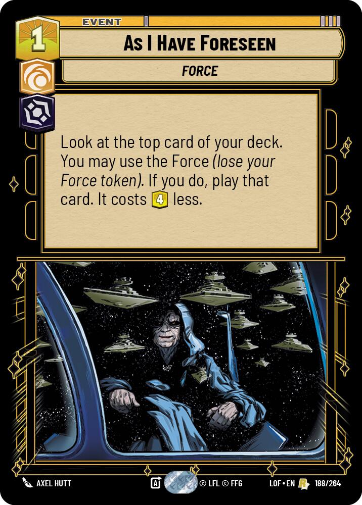 {SW-R}As I Have Foreseen (188/264) (188/264) [Legends of the Force]