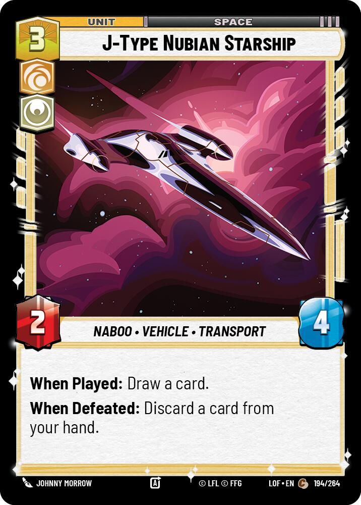 {SW-C}J-Type Nubian Starship (194/264) (194/264) [Legends of the Force]