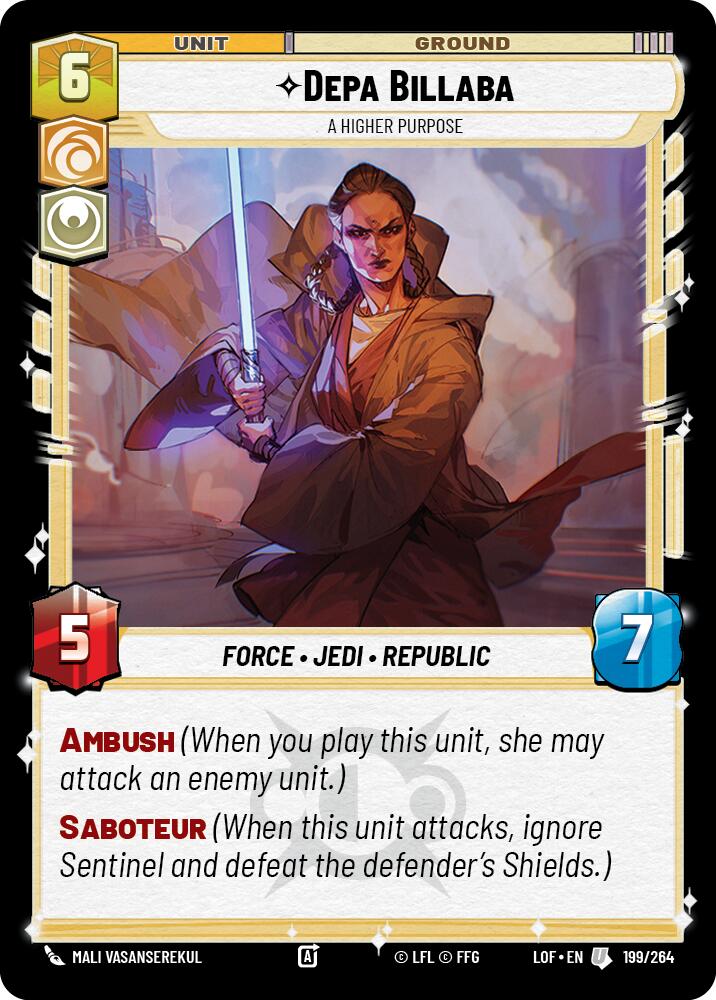 {SW-C}Depa Billaba - A Higher Purpose (199/264) (199/264) [Legends of the Force]