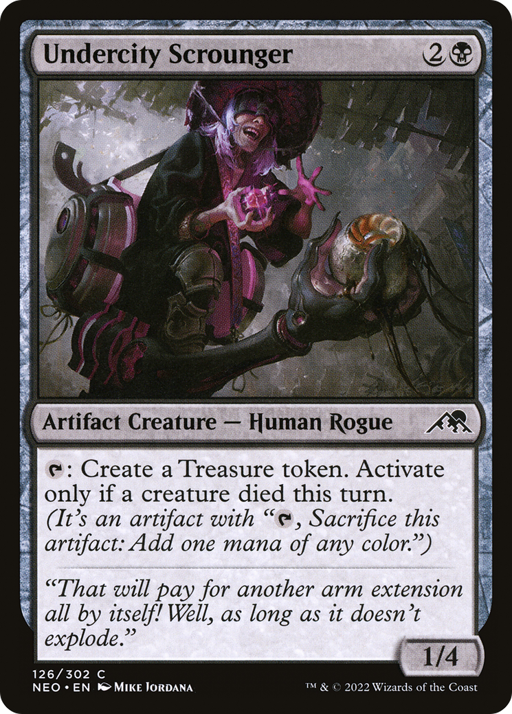 {C} Undercity Scrounger [Kamigawa: Neon Dynasty][NEO 126]