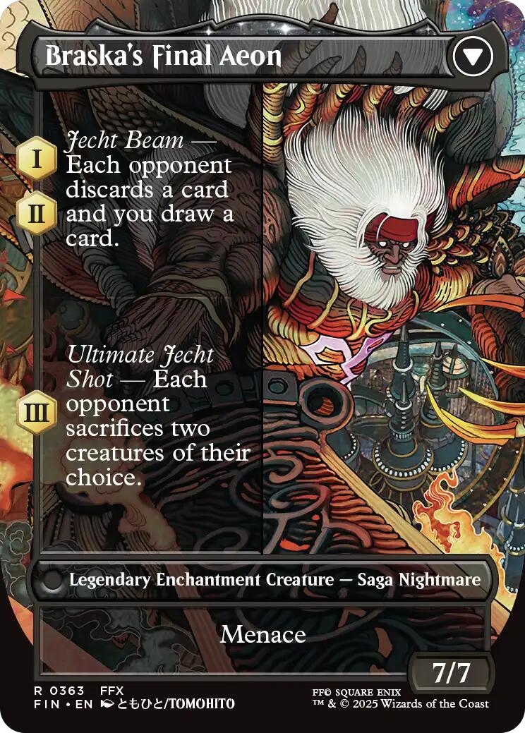 {@R} Jecht, Reluctant Guardian // Braska's Final Aeon (Borderless) [FINAL FANTASY][FIN 363]