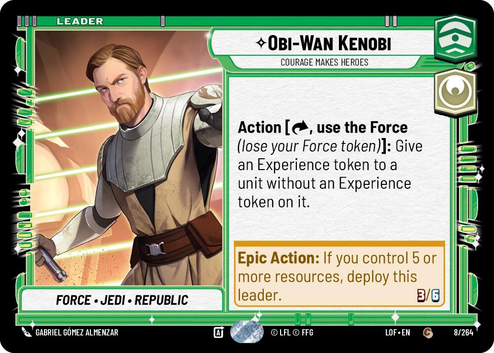 {SW-LD}Obi-Wan Kenobi - Courage Makes Heroes (008/264) (008/264) [Legends of the Force]