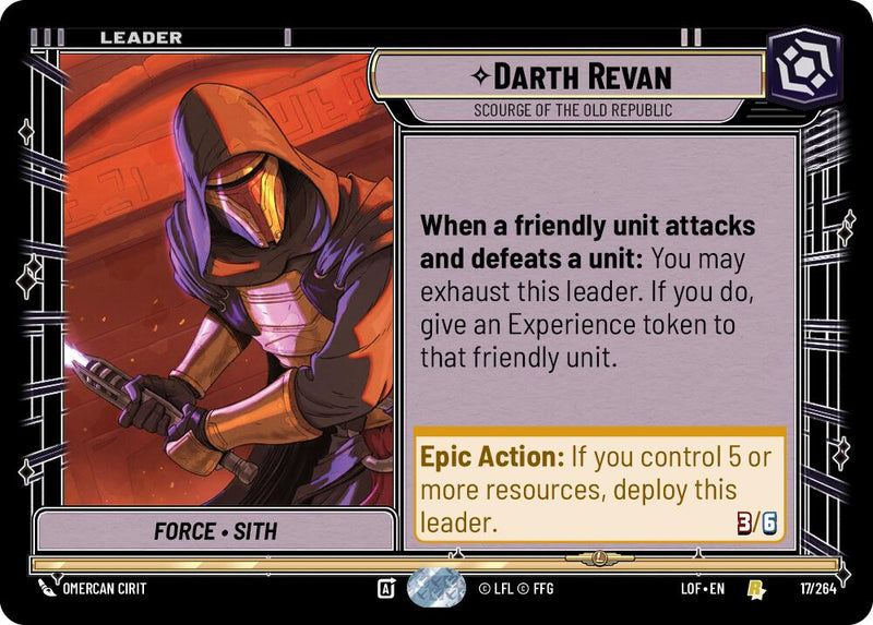{SW-LD}Darth Revan - Scourge of the Old Republic (017/264) (017/264) [Legends of the Force]