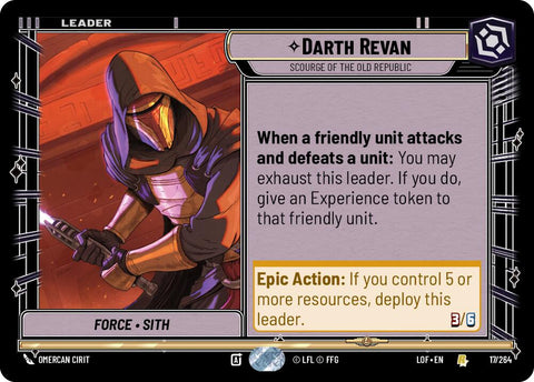 {SW-LD}Darth Revan - Scourge of the Old Republic (017/264) (017/264) [Legends of the Force]