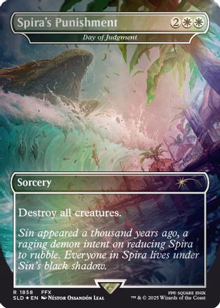 Spira's Punishment - Day of Judgment (Rainbow Foil) [SLD 1858]  Foil