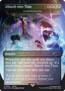 Absorb into Time - Temporal Extortion (Rainbow Foil) [SLD 1859]  Foil