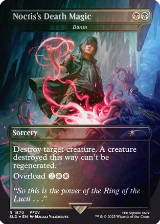 Noctis's Death Magic - Damn (Rainbow Foil) [SLD 1870]  Foil