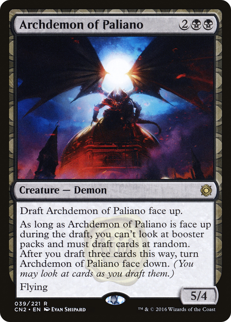 {R} Archdemon of Paliano [Conspiracy: Take the Crown][CN2 039]