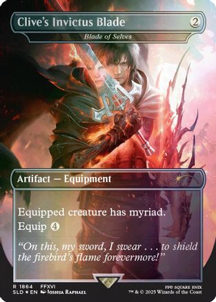 Clive's Invictus Blade - Blade of Selves (Rainbow Foil) [SLD 1864]  Foil