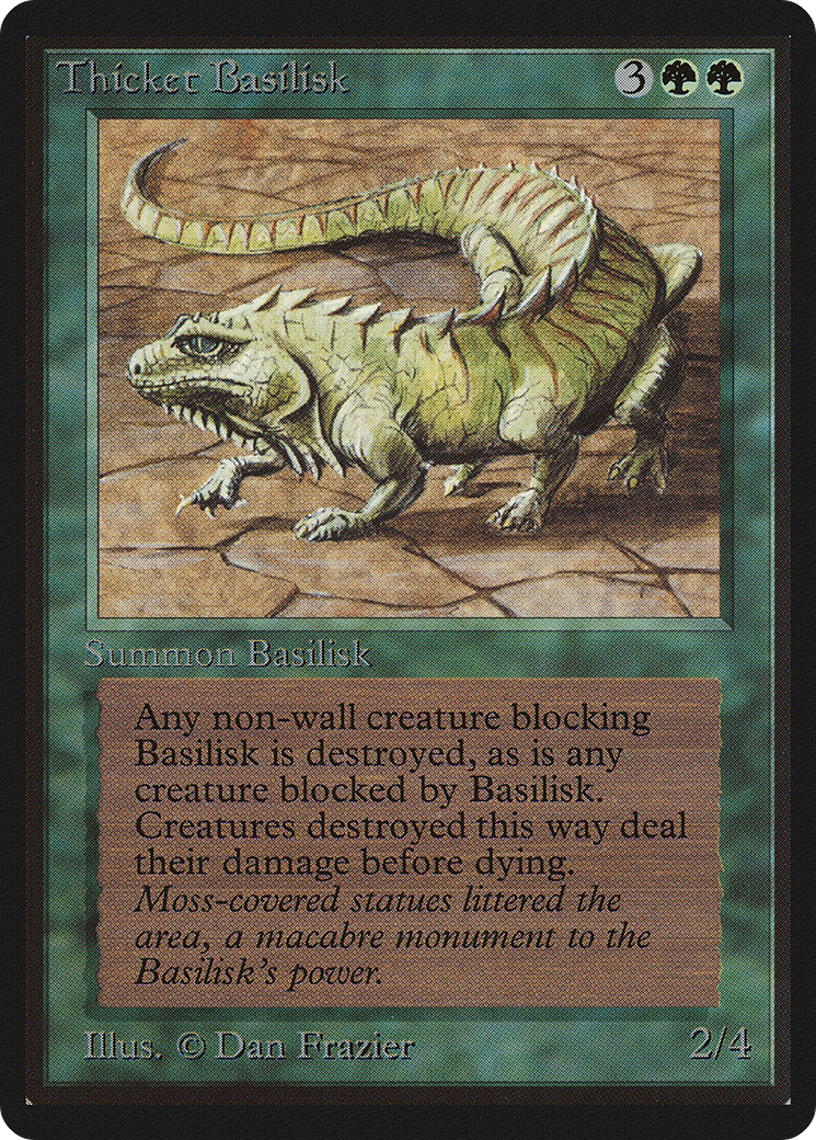 {C} Thicket Basilisk [Beta Edition][LEB 219]