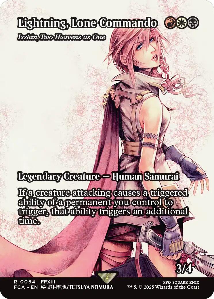 {R} Isshin, Two Heavens as One - Lightning, Lone Commando (Showcase) [FINAL FANTASY : Through the Ages][FCA 054]