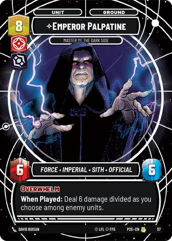 {SW-R}Emperor Palpatine (57) - Master of the Dark Side (57) [2025 Promo]