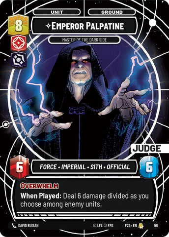 {SW-R}Emperor Palpatine (58) - Master of the Dark Side (58) [2025 Promo]