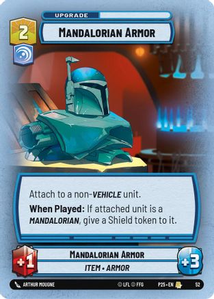 {SW-R}Mandalorian Armor (52) (52) [2025 Promo]