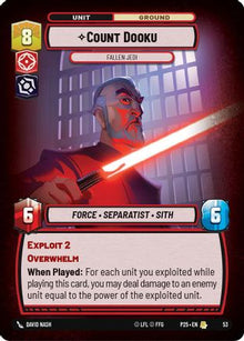 {SW-R}Count Dooku (53) - Fallen Jedi (53) [2025 Promo]