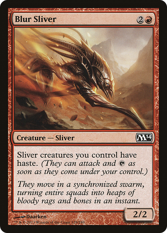 {C} Blur Sliver [Magic 2014][M14 129]
