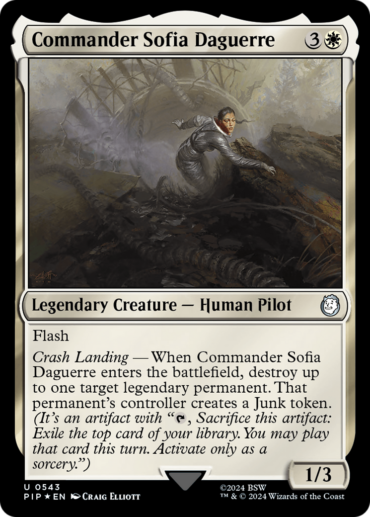 {C} Commander Sofia Daguerre (Surge Foil) [Fallout][PIP 543]