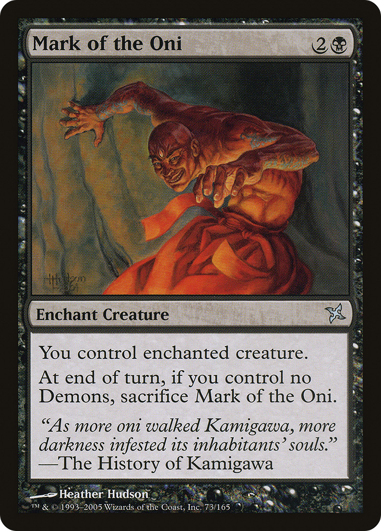 {C} Mark of the Oni [Betrayers of Kamigawa][BOK 073]