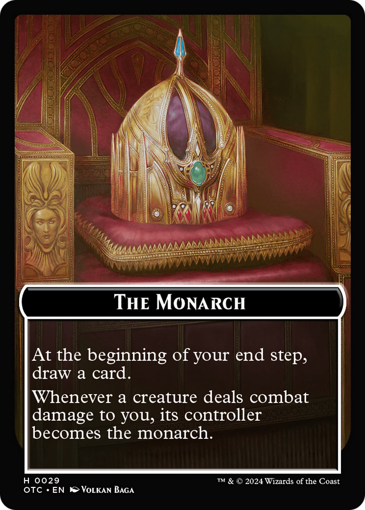 {T} Rogue // The Monarch Double-Sided Token [Outlaws of Thunder Junction Commander Tokens][TOTC 9//29]