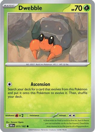 [PKM] Dwebble (011/182) [Scarlet & Violet: Destined Rivals]