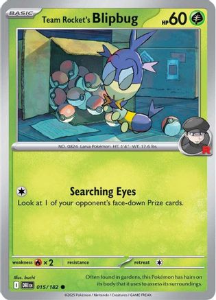 [PKM] Team Rocket's Blipbug (015/182) [Scarlet & Violet: Destined Rivals]