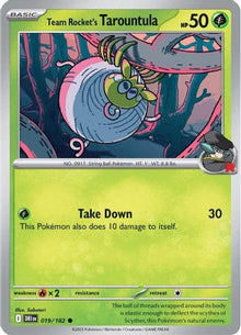 [PKM] Team Rocket's Tarountula (019/182) [Scarlet & Violet: Destined Rivals]