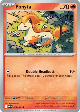 [PKM] Ponyta (029/182) [Scarlet & Violet: Destined Rivals]