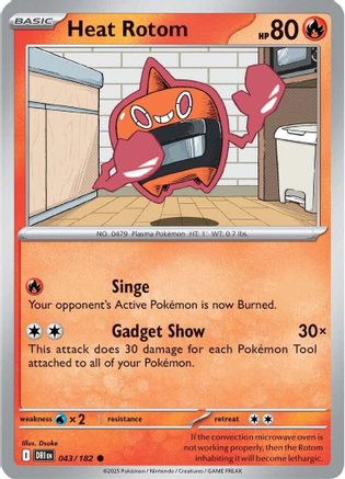 [PKM] Heat Rotom (043/182) [Scarlet & Violet: Destined Rivals]